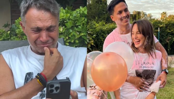 Mica Lapegüe reveló el género de su bebé: el llanto de Sergio Lapegüe y la especial celebración