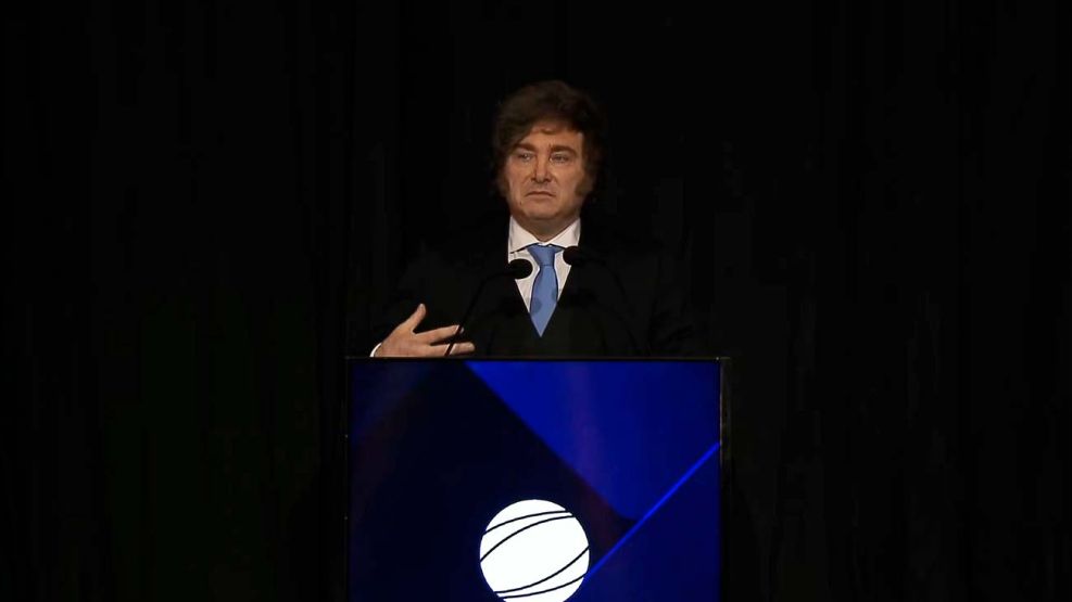 El Presidente Javier Milei en la Bolsa de Comercio de Córdoba