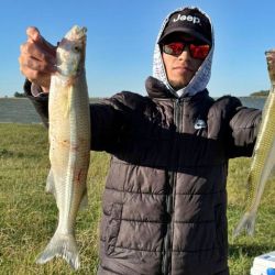 La Barrancosa dio buenos pejerreyes, aunque Los Chilenos no se quedó atrás.