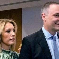 Manuel Adorni y Bettina Angeletti | Foto:CEDOC