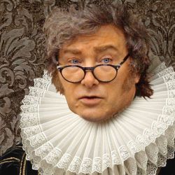 Milei encastado. | Foto:Cedoc.