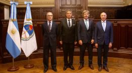 Primera reunión del nuevo ministro de Justicia, Juan Bautista Mahiques 17032026