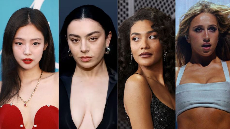 JENNIE, Charli XCX, Olivia Dean y Tate McRae