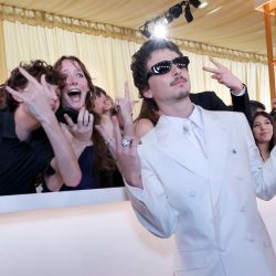 El actor estadounidense-francés Timothée Chalamet asiste a la 98.ª edición de los Premios Óscar en el Dolby Theatre de Hollywood, California. | Foto:VALERIE MACON / AFP