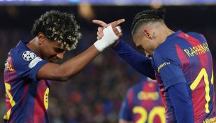 Lamine Yamal y Raphinha