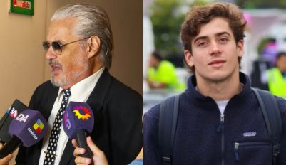 Roberto Pettinato y Franco Colapinto