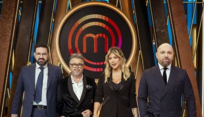 Damián Betular, Wanda Nara, Donato De Santis y Germán Martitegui