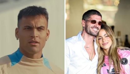 Lautaro Martínez, Rodrigo de Paul y Tini Stoessel