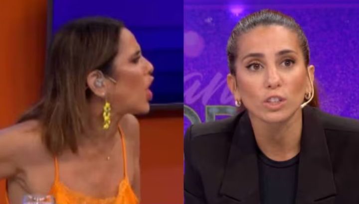 Salió a la luz un video de la fuerte discusión entre Cinthia Fernández y María Fernanda Callejón detrás de cámaras