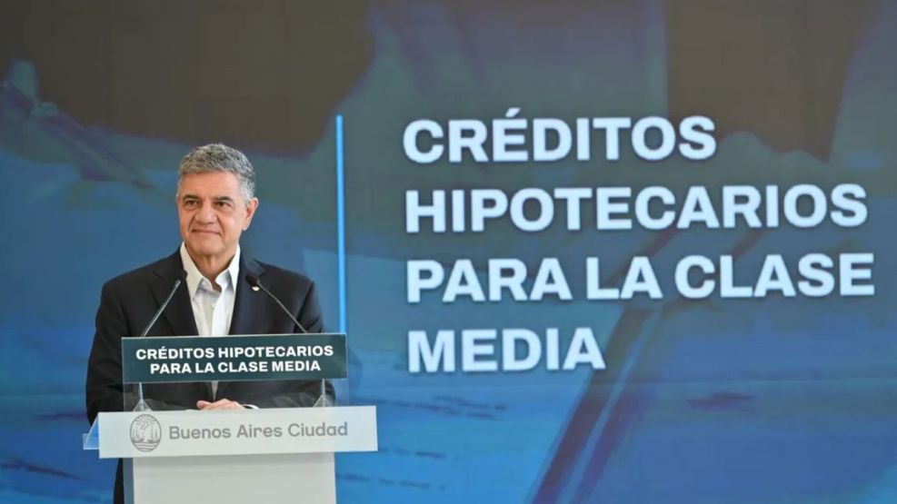 Jorge Macri presentó créditos hipotecarios con tasa preferencial y foco en primera vivienda en la Ciudad de Buenos Aires