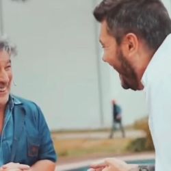 Pachu peña y Marcelo Tinelli | Foto:CEDOC