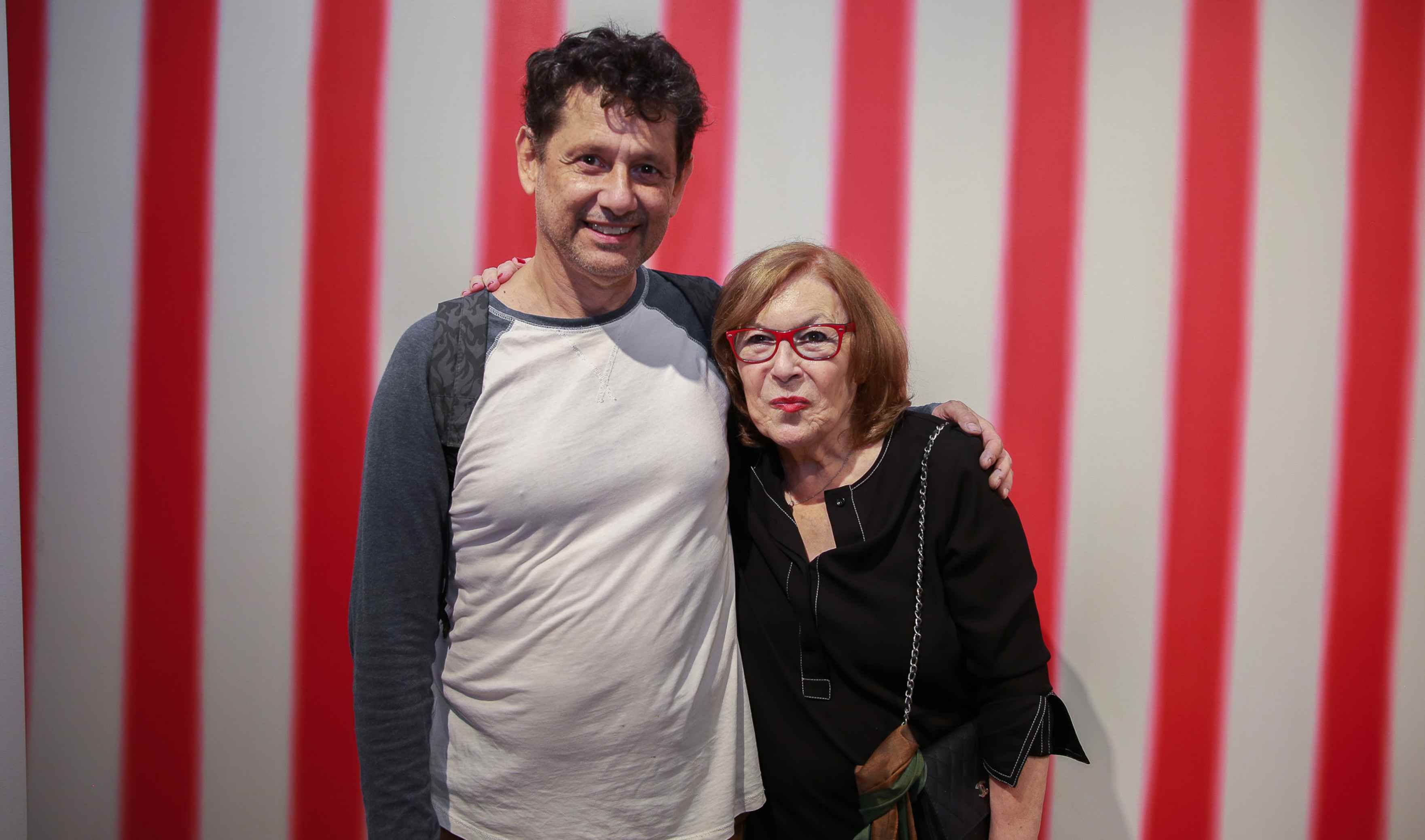 Fabián Burgos y Ana Martínez Quijano en “Colección Esteban Tedesco: el valor del arte contemporáneo”.
