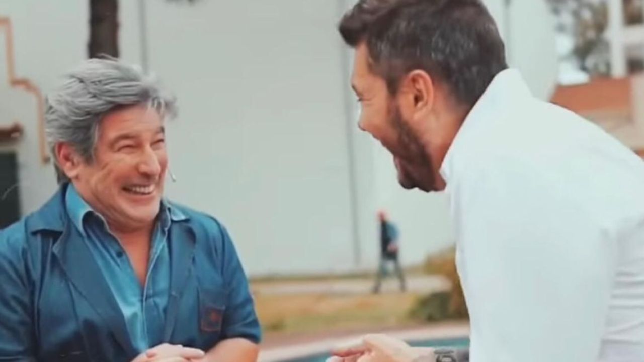 Pachu peña y Marcelo Tinelli | Foto:CEDOC