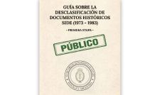 Carátula de la carpeta de documentos desclasificados de la SIDE 19032026