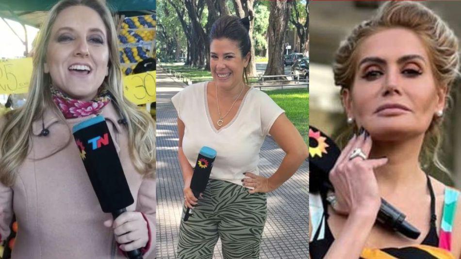 Paula Bernini, Cecilia Insigna y Giuliana Salguero