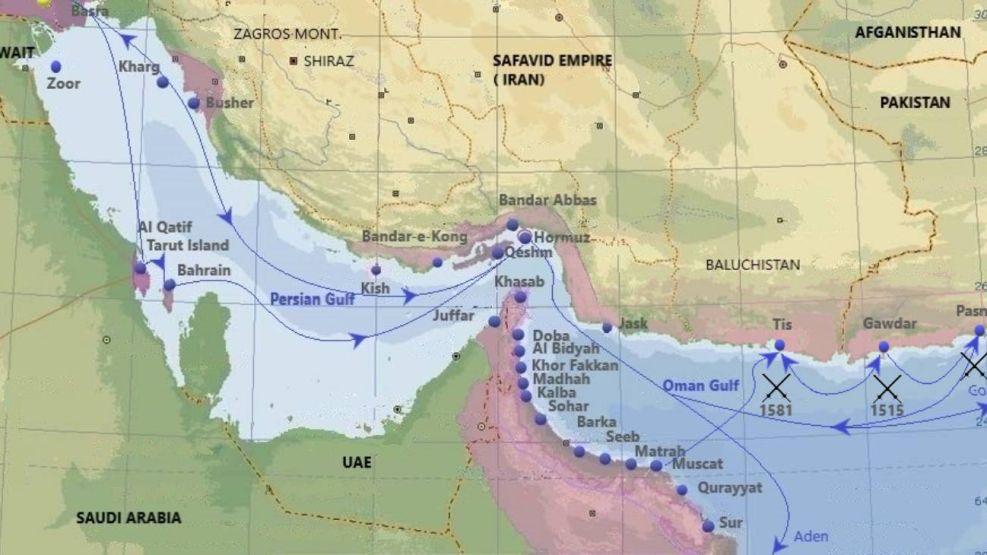 Mapa Golfo Persico 18032026