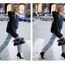 Buzo Oversize y jeans outfit PC PNT KC