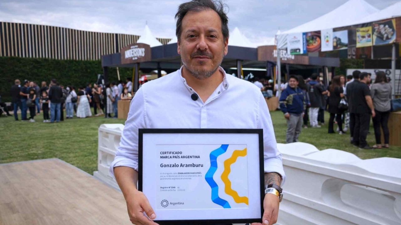 Gonzalo Aramburu, Embajador de la Marca País. | Foto:Cedoc