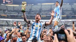 Lionel Messi levantó la Copa del Mundo