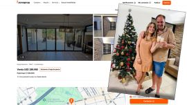 Aviso de venta del departamento de Manuel Adorni y su esposa.