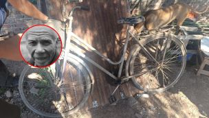 Benabé Navarro y la bicicleta hallada. 