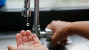 Corte de agua en La Calera