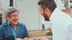 Pachu Peña y Marcelo Tinelli