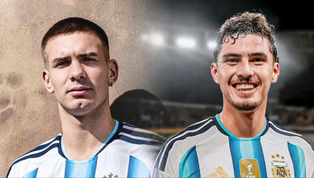 Franco Mastantuono y Joaquín Panichelli