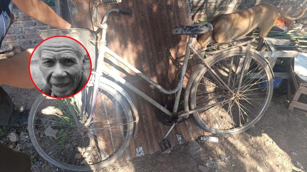 Benabé Navarro y la bicicleta hallada. 