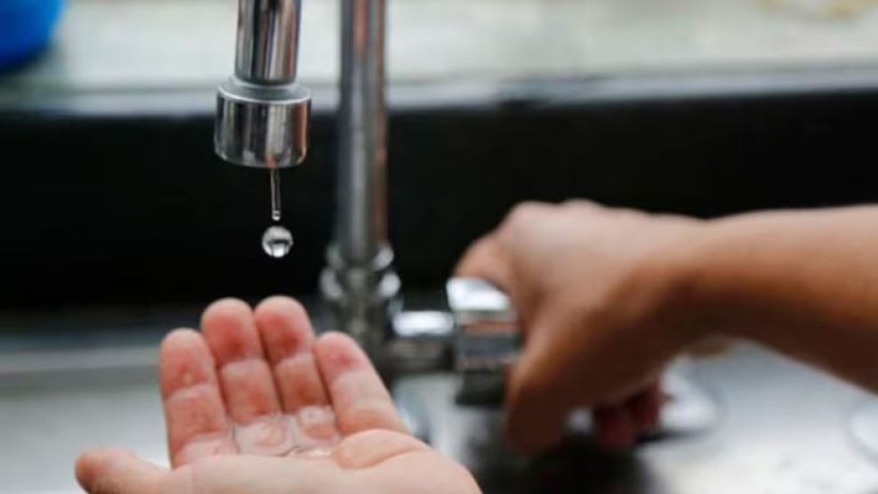 Corte de agua en La Calera