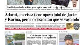 La tapa del Diario PERFIL del sábado 21 de marzo de 2026