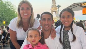 Mía, la hija de Ángel Di María y Jorgelina Cardoso