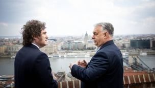 Javier Milei con el primer ministro Víktor Orban 21032026