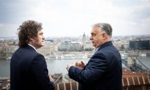 Javier Milei con el primer ministro Víktor Orban 21032026