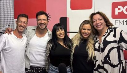 Lizy Tagliani y su equipo