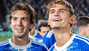 Máximo Perrone y Nico Paz