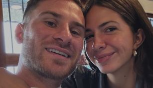 Alexis Mac Allister y Ailén Cova