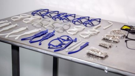 Anteojos reciclados