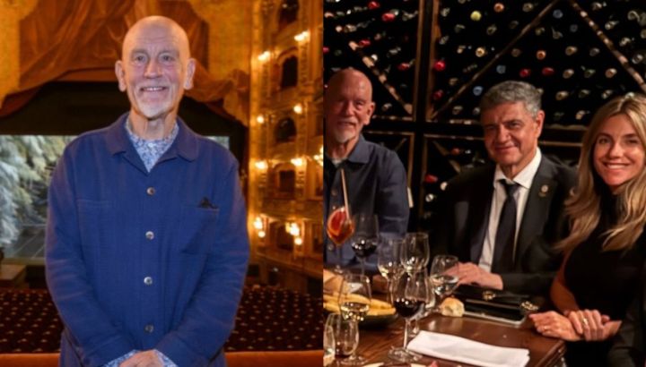 John Malokovich en Buenos Aires: así fue el encuentro con Jorge Macri y María Belén Ludueña