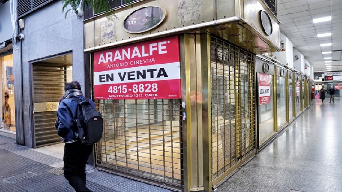 la cantidad de locales vacíos en CABA creció 22,5% en el tercer bimestre
