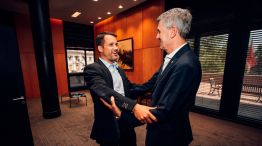 Passerini recibe a Marcos Torres