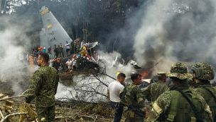 Accidente de avión Hércules de la Fuerza Aérea de Colombia