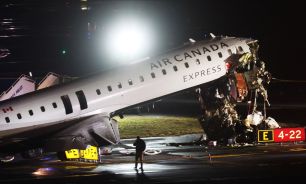 Vuelo de Air Canada choca en Nueva York