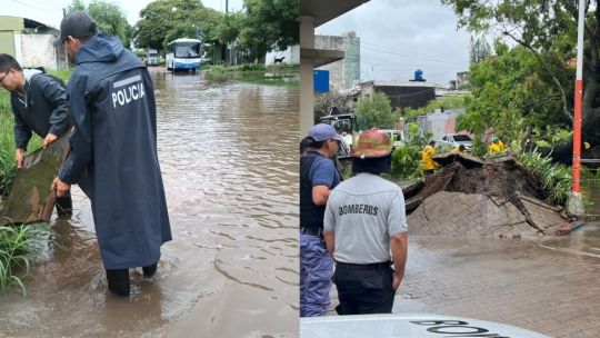 Lluvias intensas en Resistencia: cayeron 136 mm y sigue el alerta con operativos en toda la ciudad
