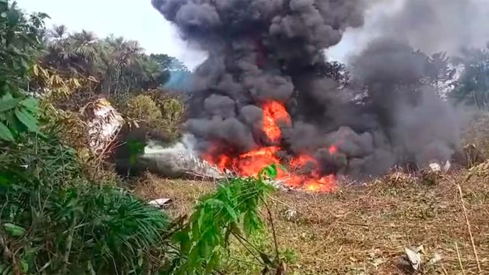 Accidente de avión Hércules de la Fuerza Aérea de Colombia