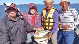 Guaminí ofrece múltiples alternativas para la pesca del pejerrey, pero en este arranque de temporada el protagonismo se lo lleva el Lago del Monte.