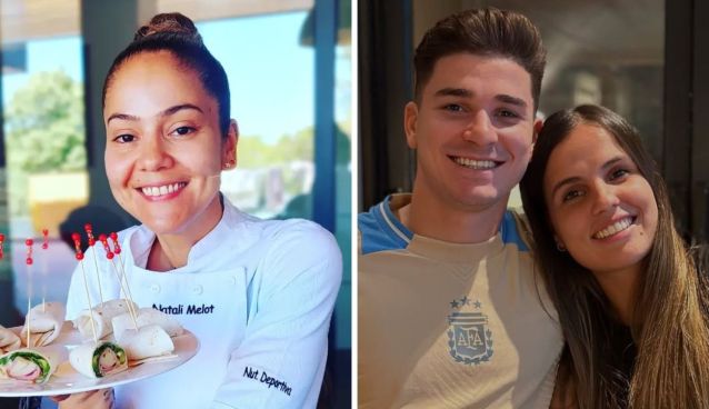 Natali, la chef privada de Julián Álvarez y Emilia Ferrero