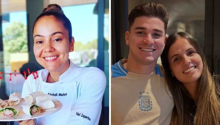 Así es Natali, la chef privada de Julián Álvarez y Emilia Ferrero: paraguaya, nutricionista y con un pasado con otro jugador de la selección