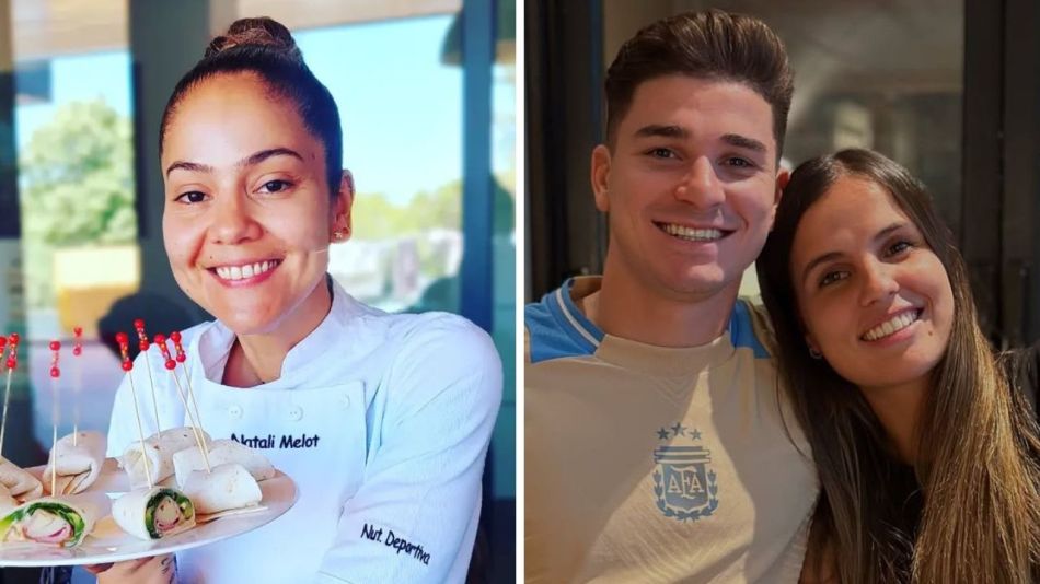 Natali, la chef privada de Julián Álvarez y Emilia Ferrero
