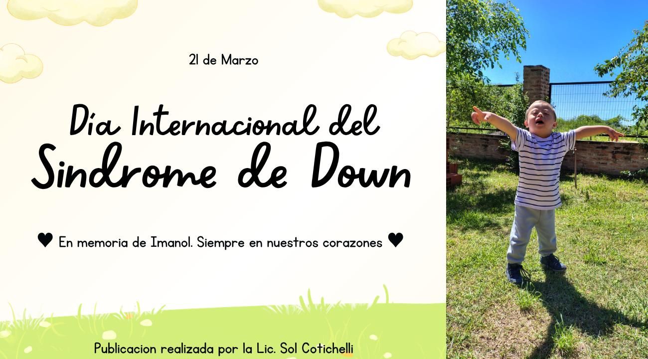 21 de Marzo: Dia Mundial del Síndrome de Down